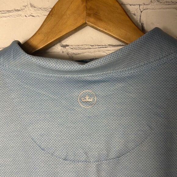Peter Millar Crown Comfort Blue Performance Polo size XL MS20EK513S - Picture 5 of 10